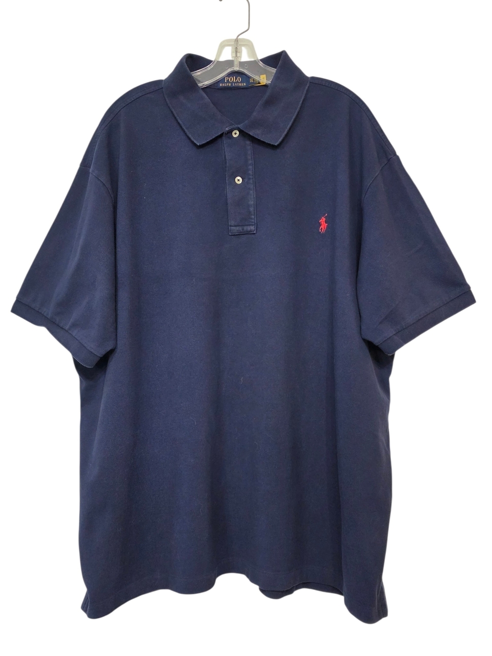 Polo by Ralph Lauren Men's Navy Polo Shirt with Red Pony